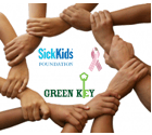 KIDS HOLDLNG HANDS IN A CIRCLE